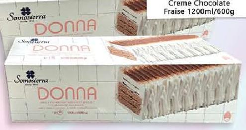 Somosierra Buche Creme Chocolate Fraise 1200ml/600g