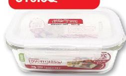 Oven Glass Rectangular Container 630ml - Lock&lock