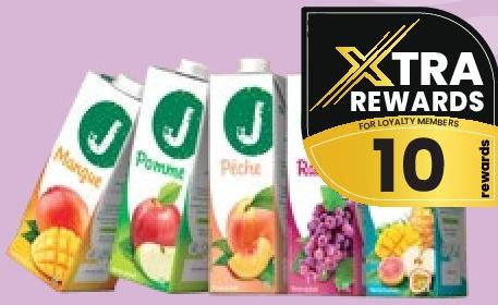 JJ Nectar Juice 1lt All Refs