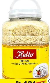 Hello Royal Basmati Rice Jar 5kg
