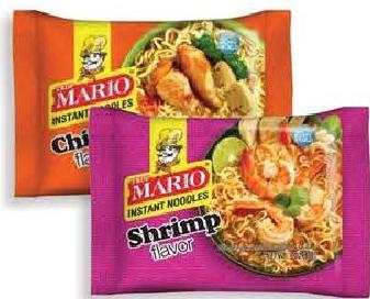Mario Instant Noodles 85g (3 Refs)