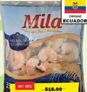 Mila Peeled White Shrimp 21/25 350g