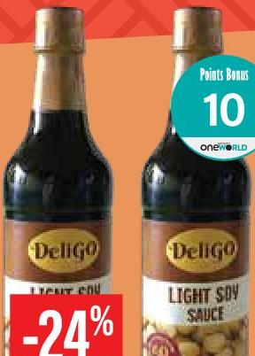 Deligo Light Soya Sauce 500ml