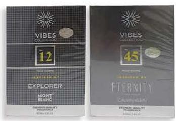 Vibes Perfume 100ml (All Refs)