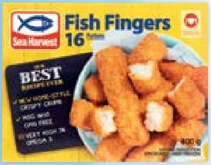 Sea Harvest Fish Fingers 16 pieces 400g