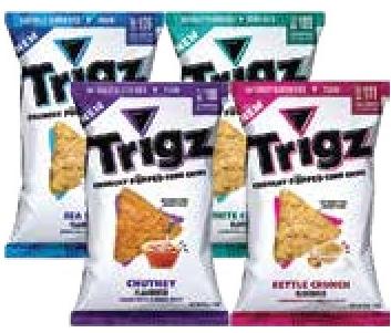Trigz Crunchy Popped Flavoured Corn Chips 85g