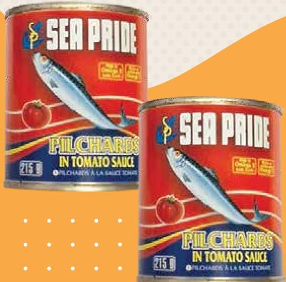 Sea Pride Pilchards in Tomato Sauce 215g