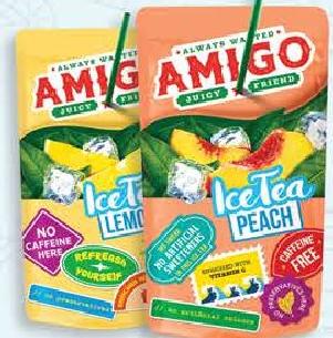 Amigo Fruit Ice Tea Lemon/Peach 200ml