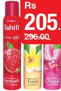 Tahiti Deodorant Grenade / Orchidée / Tiare et Monoï Aerosol 200ml