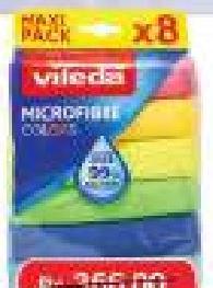 Vileda Microfibre Cloths 8pcs