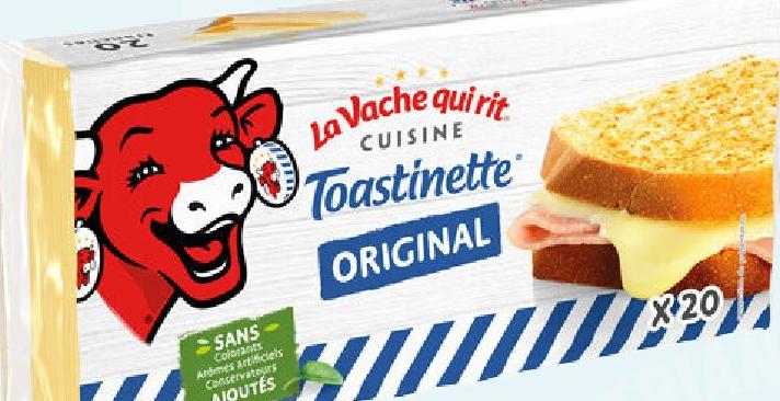 La Vache Qui Rit Toastinette Original / Cheddar 20 Tranches 340g