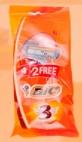 BIC 3 Blades Disposable Razors for Men, 4 Pack