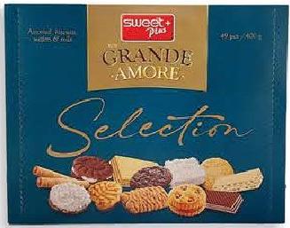 Sweet+ Un grande Amore Excellence Assorted Biscuits And Wafer 400g/420g