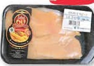 Label 60 Fresh Chicken Escalopes per Kilo