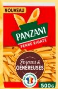 Pâtes Penne Rigate Panzani, le paquet de 500 g