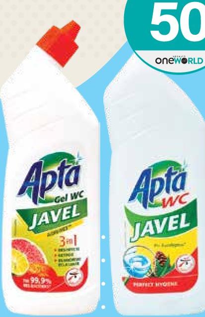 Apta Gel WC Agrumes / Eucalyptus Javel 750ml