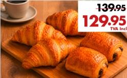 Le sachet x 6 3 pains chocolats / 3 croissants