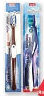 Freshine Brosse à Dents Max Advance, Double Clean, Lux 3D, Twister, White