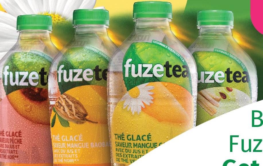 Fuze Tea 2L bottles