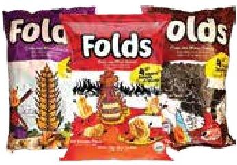Folds Corn Snack Sriracha / BBQ / Classic 60g