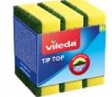 Vileda Tip Top Scouring Sponges, Pack of 3