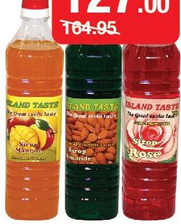 Sirop - Island Taste la bouteille de 1L