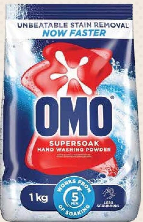 Omo Supersoak Hand Washing Powder 1kg