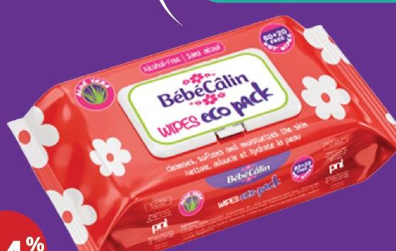 BébéCâlin Wipes Eco Pack x 100