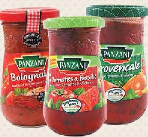 Panzani Sauce Provençale / Bolognaise / Tomates & Basilc 210g