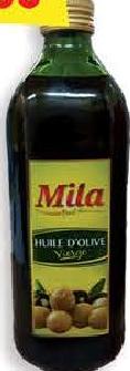 Mila Huile D'olive Vierge 1lt Verre