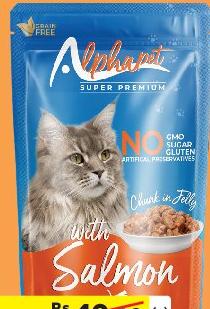 Alphapet Cat Food with Salmon 85G