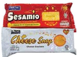 Hwa Tai Sesamio / Cheese Snap Crackers 100g