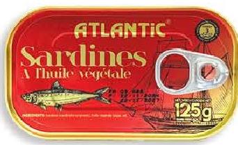 Atlantic Sardines In Veg Oil 125g
