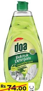 DOA Dishwashing Liquid 750ML