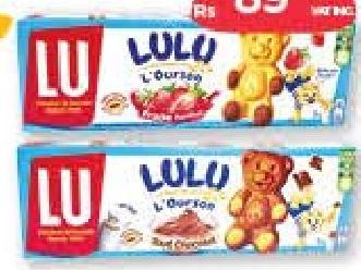Lu Ourson Chocolate, Fraise, Tout Chocolat 150 g