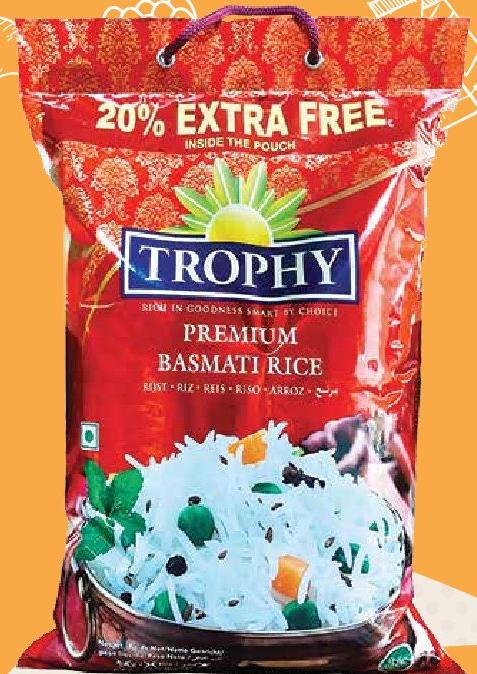 Trophy Gold Premium Basmati Rice 5kg
