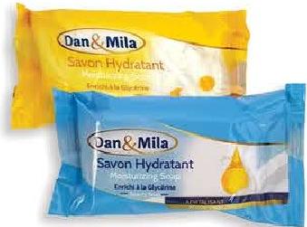 Dan & Mila Savon Hydratant Moisturizing Soap 90g (5 Refs)