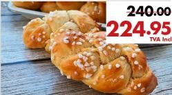 Brioches Mini Tréssée Nature Au Sucre Perlé Harrys Le sachet x 6