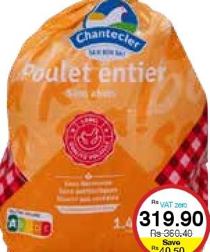 Chantecler Poulet Entier Surgelé - 1.4kg