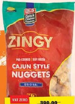 Zingy Cajun Nuggets/Spicy Nuggets 1kg