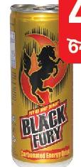 Black Fury Energy Drink Canette