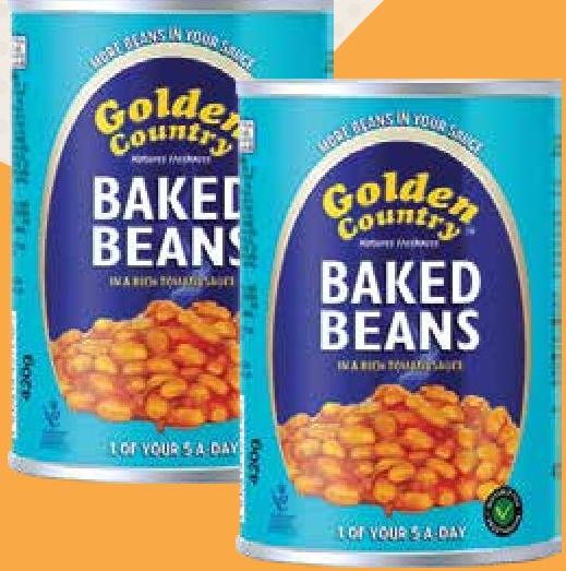 Golden Country Baked Beans 420g