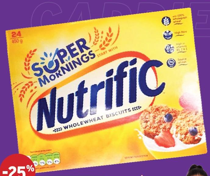 Nutrific Wholewheat Biscuits Cereal 450G