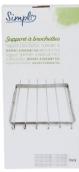 Lot de 6 piques à brochettes avec support pour barbecue
