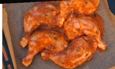 T'CHEF Marinated Chicken Thighs Barbecue 500g