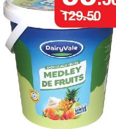 DairyVale Medley de Fruits Yogurt le pot de 1kg