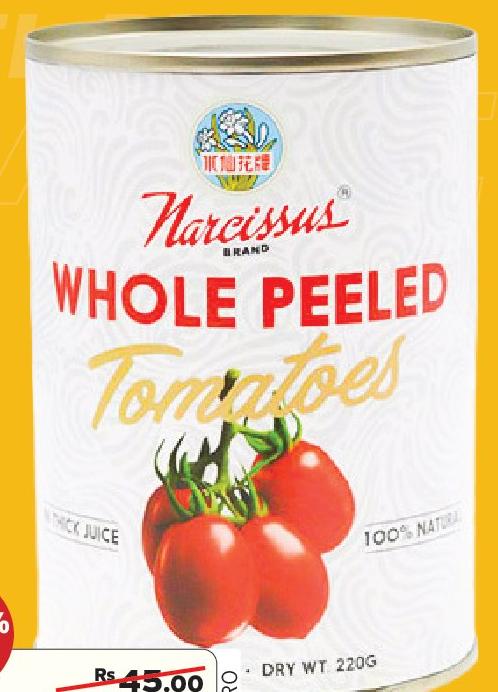 Narcissus Whole Peeled Tomatoes 400G