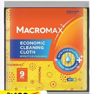 MACROMAX ECONOMIC CLEANSING CLOTH 9 PCS