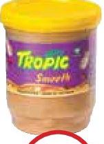 Tropic Smooth Peanut Butter in Plastic Jar - 250g