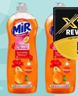 MIR Dishwashing Liquid 750ml All Refs